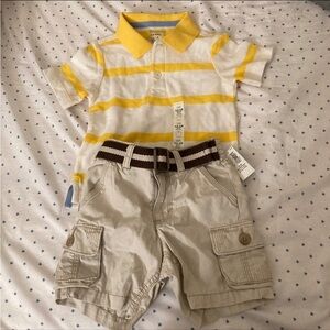 Old Navy boy 12-18 months 2 pieces set shorts and T shirt Nwt